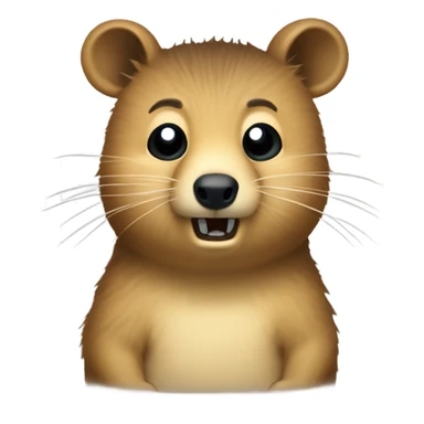 Angry and hungry Quokka  sticker