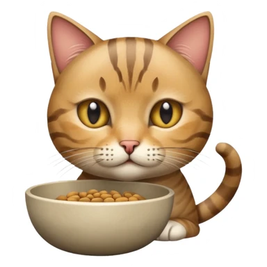 cat with a bowl cut sticker