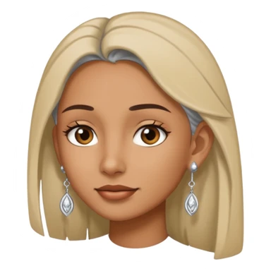 hipster earring sticker