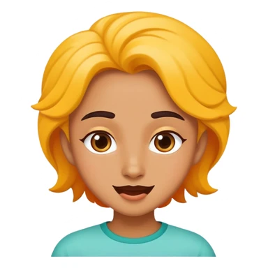 character inspired by حزلقوم with a playful and quirky expression, bright colors sticker