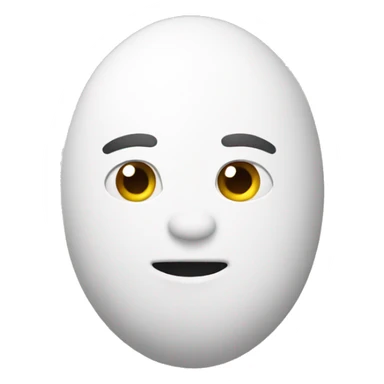 white pebble sticker