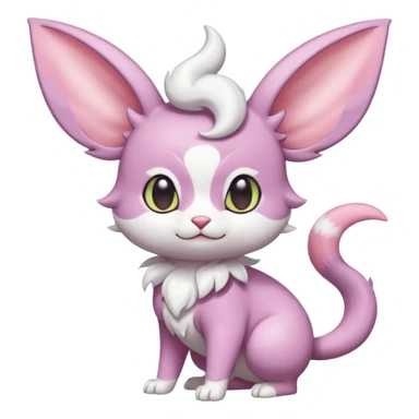  Fey Toony Espurr-Minccino-Skitty-Sprigatito-Purrloin-fusion-hybrid sticker