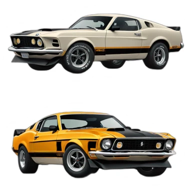 Mustang gt500 1974 sticker