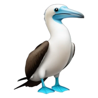 Blue footed booby sticker