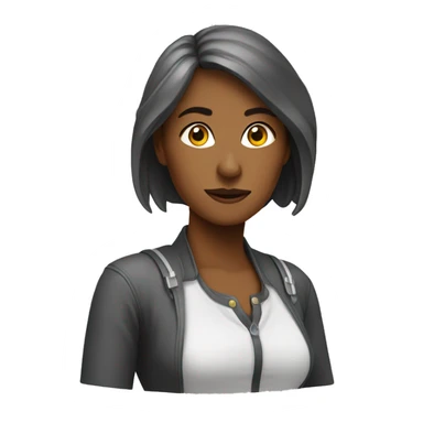 Balancoire avec une femme sticker