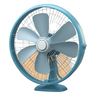 Electric fan sticker