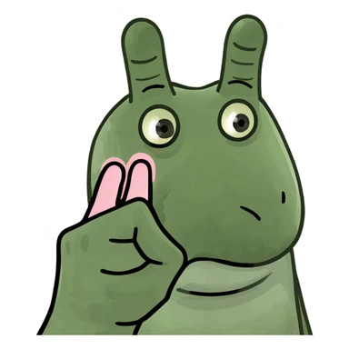 A hand emoji with the middle finger up and the ring finger up and the pointer finger down the pinky finger down and the thumb finger down sticker