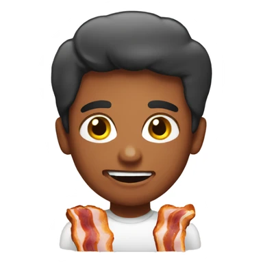 Vegan add bacon sticker