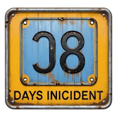 days since last incident sticker