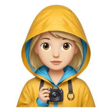 fotographer with rain coat

 sticker