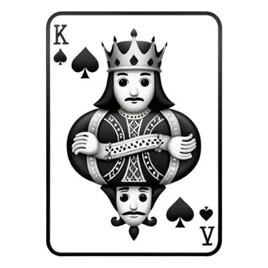 King of spades  sticker