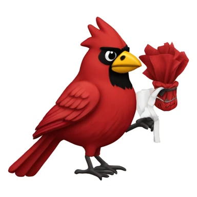 Louisville cardinal fan sticker