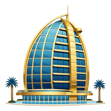 Burj al arab hotel sticker