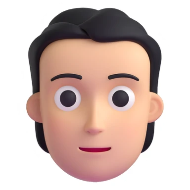 face with a deadpan look and subtle smirk, sarcastic sticker