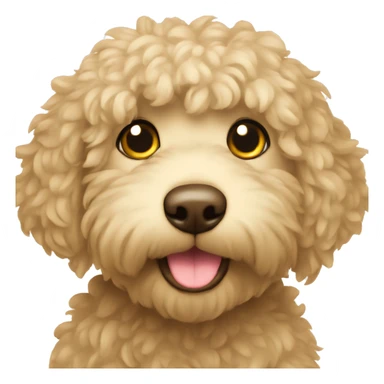 Beige Groodle sticker