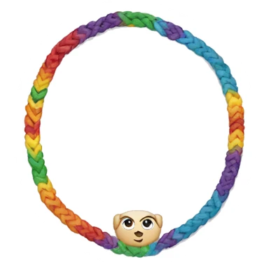 Friendship bracelet sticker