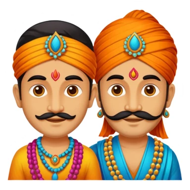 Vikram and betal cartoon sticker