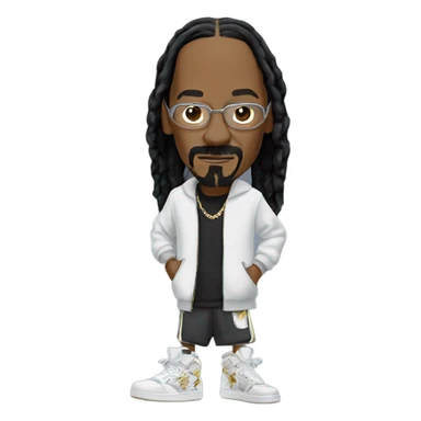 Snoop dogg wearing Jordans ￼ sticker