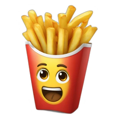 fight-frenchfries sticker