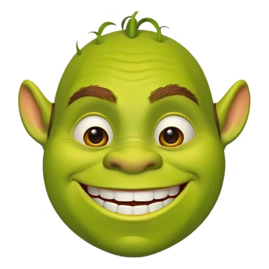 zesty looking Shrek sticker
