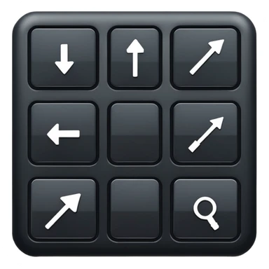 top arrow keybord caps sticker