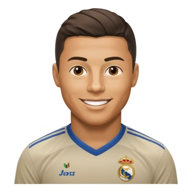 Ronaldo 2008 smiling  sticker