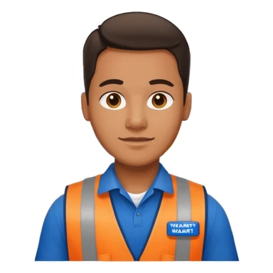 Walmart worker odp sticker