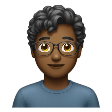 Young Men with glass sticker