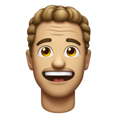 Emoji with hearth eyes drooling  sticker