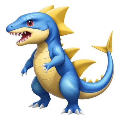 Veemon-Sharpedo-Totodile-Gible-Ampharos-fusion sticker