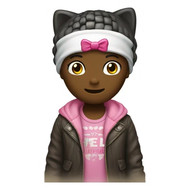 Hello kitty y elado  sticker