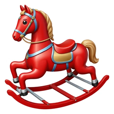 red Rocking Horse sticker