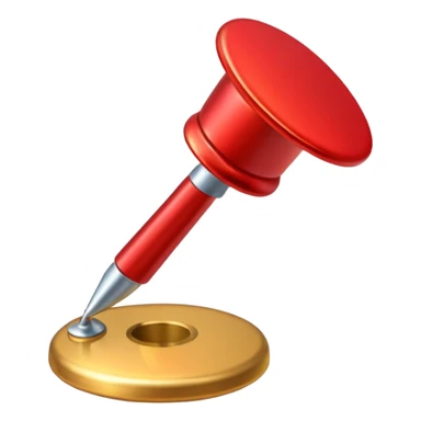 tachuela roja ubicacion  sticker