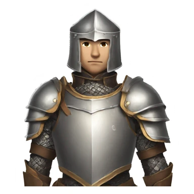 animated armor from Dungeons & Dragons super realistic sticker