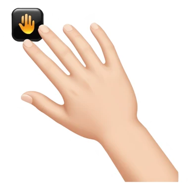 finger clicking a button sticker