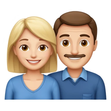 Mom and dad sticker