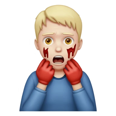 choking oneself sticker