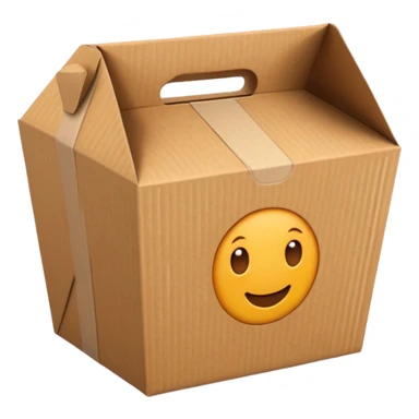 food takeaway box sticker