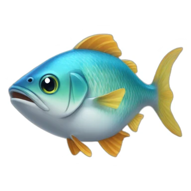 Un poisson chat sticker