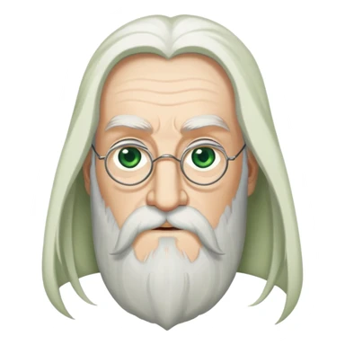Albus Dumbledore green sticker
