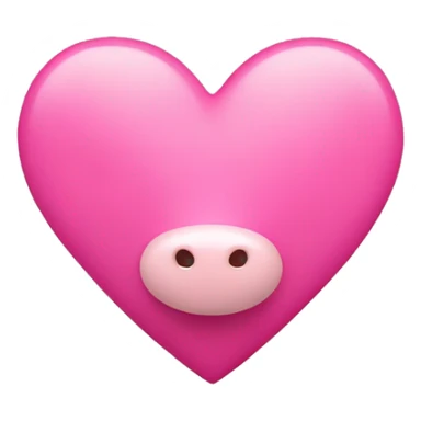 Pink cow print colored heart sticker