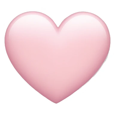 Light pink heart sticker