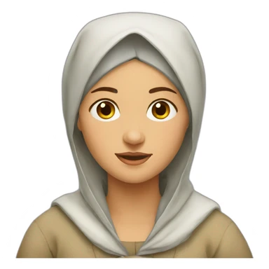 russian-peasant-woman-in-a-kerchief sticker