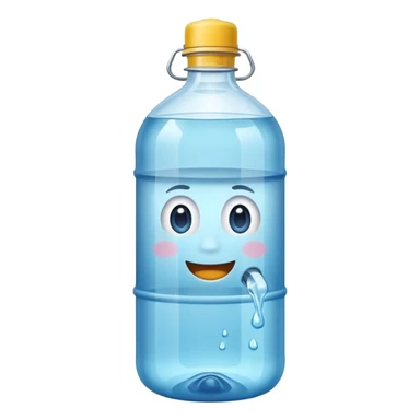 botella de 20 litros de agua purificada sticker