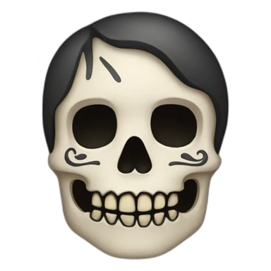 Calavera pintada sticker