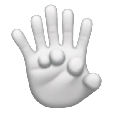 Hands face like "huh" sticker