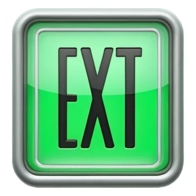 I need exit emoji sticker