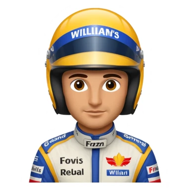 Carlos Sainz William's F1 driver sticker