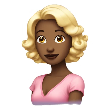 Emoji coquette sticker