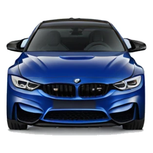 BMW m4 comp dark blue  sticker